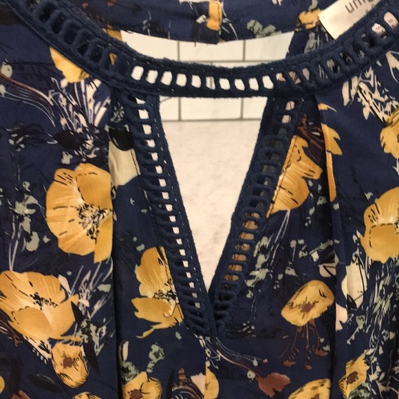 Umgee Dress Womens Small Blue Cottagecore Bohemian Fairy Lagenlook Embroidered - Picture 3 of 10